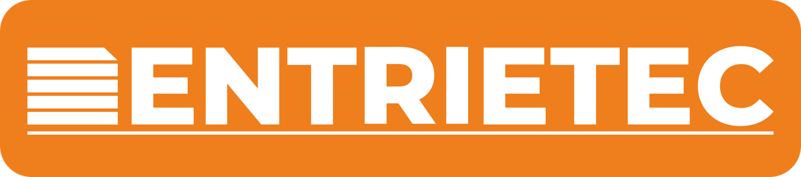 a orange and white sign