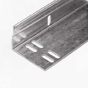 Hoekkozijn verticaal, verzinkt, 2,0mm, 90x62mm, maximale lengte 6500mm.